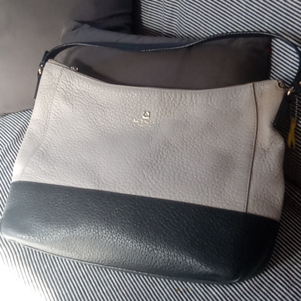 Kate Spade lg. Shoulder bag, grey and cream